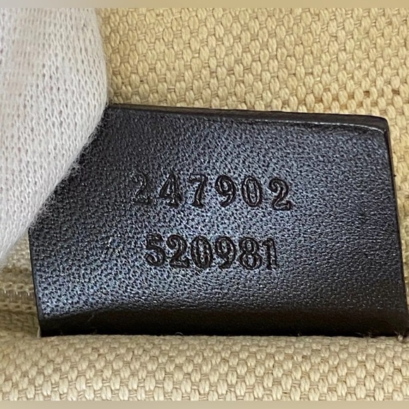 Authentic Gucci Tote Bag GG Canvas Beige Brown Leather. - Picture 8 of 17